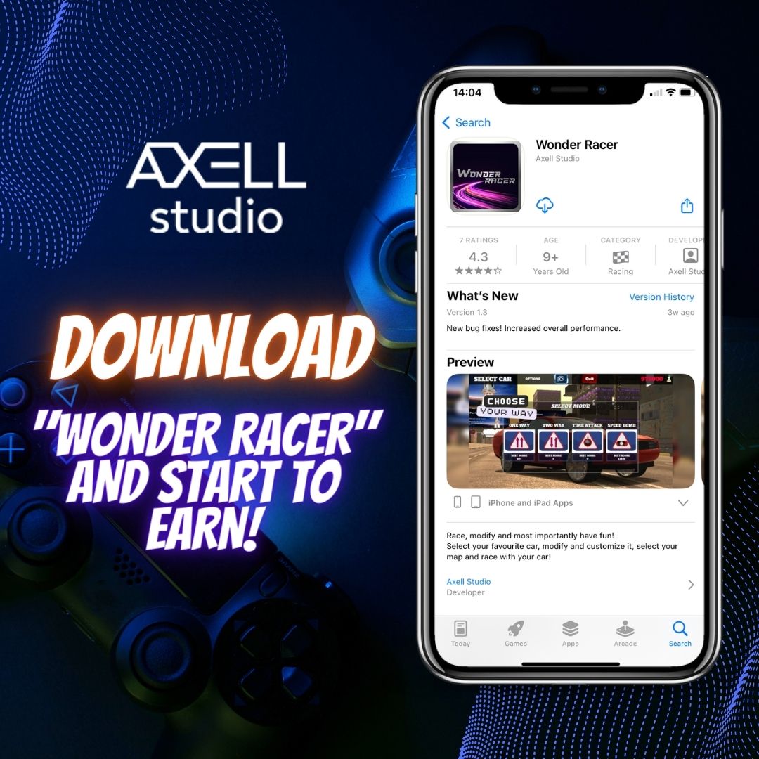 What do you waiting for? Download the p2e integrated Wonder Racer game and start earning! 👀