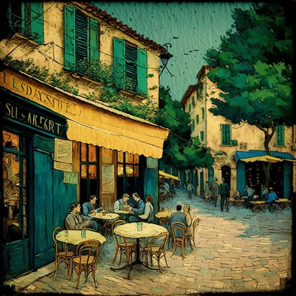 GM dear community, lets start the workweek with a long break to go through newest #AIArtworks postings .... enjoy!🙂

#tributetovangogh #nftart #AIart 

The bar with the unpronounceable name