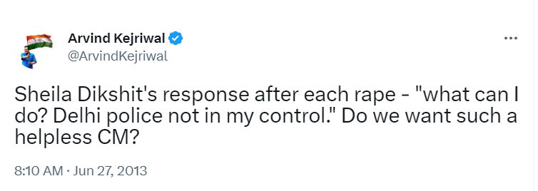 surnell's tweet image. #Replug I totally agree with @ArvindKejriwal and ask the same question "Do we need such a helpless CM?"