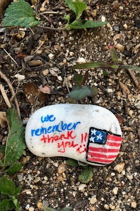 Joseph and Terry Robinson found rock no. 22-054 for Eric in San Clemente, California with a bonus rock too! 🇺🇸 #end22aday #4EricWard #4WARDproject #4WARDrocks #honorthefallen #memorialday