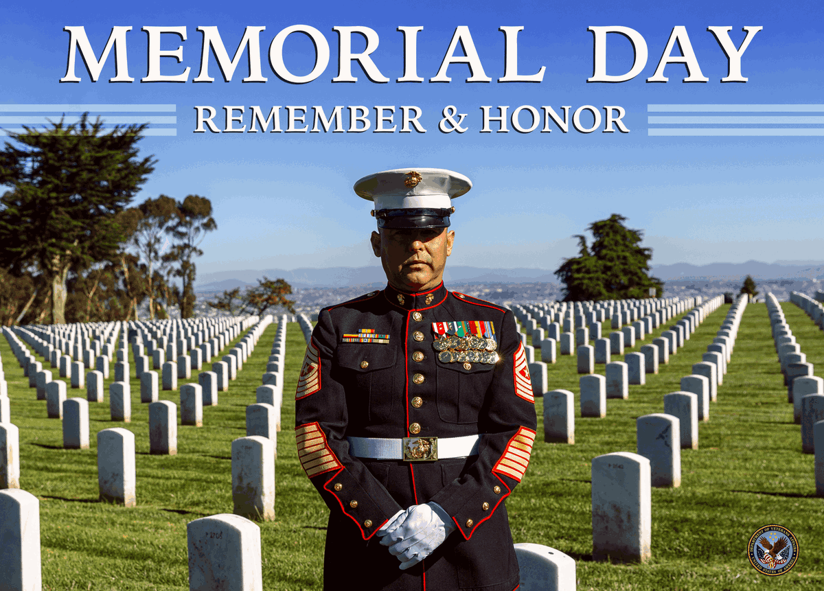 Memorial Day is a day of remembrance. We remember those no longer with us. We remember what they fought for. We remember the sacrifice they made while serving our country. Forever and always, we honor their legacy.