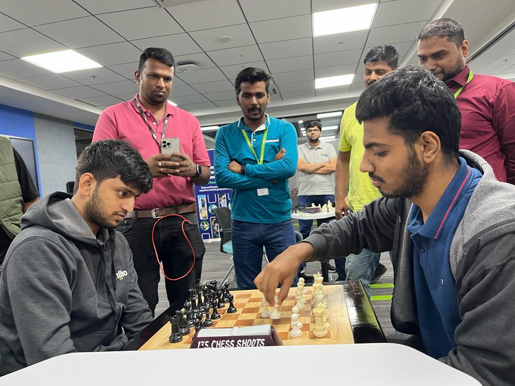 BrillioGlobal's tweet image. Checkmate or Carrom strike?
Brillans strengthened their camaraderie in a friendly battle of chess and carrom with Brillio&apos;s Indoor League 2023 to showcase strategic brilliance and friendly rivalries.

#BrillioMoments #lifeatbrillio #BSync #TeamSpirit