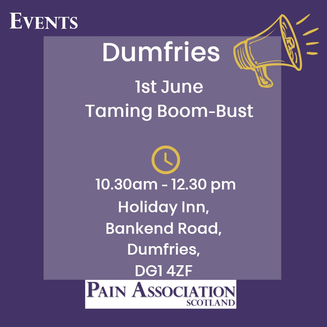 Next Dumfries meeting will be face to face/online 

Venue details 👇

To sign up 👇
bit.ly/3suRNrn 

#Taming #Boombust 
#Dumfries #Venue

@SoniaCottom @DGNHS   @dgcouncil   @DGWGO  @DumGalLibraries    @dghscp     @ScotCLWnetwork