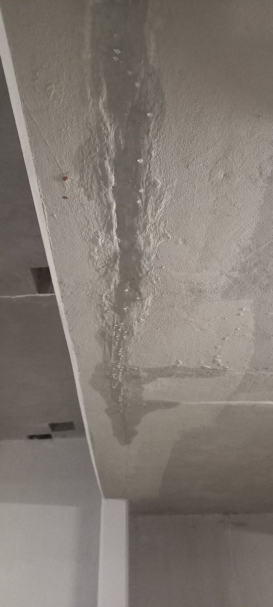 Pdeg18's tweet photo. Estos son los arreglos del hipotecario en sector 1 estación buenos aires. Señores!!! Esperan que se nos caiga el techo para dar soluciones definitivas??? @lucianoscato @paoteper @JPNegroARQ @bhipotecario_DM @cosudam https://t.co/xGVd4zJuY2