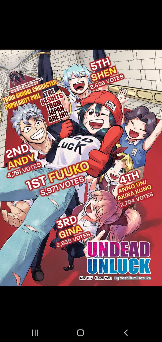 um_actually_'s tweet photo. Undead Unluck
Chapters 157-160
999-1002/1500
#ComicsReadingChallenge2023 #ComicBookReadingChallenge #ImReadingStuff2023 https://t.co/6KC7gKqhW9