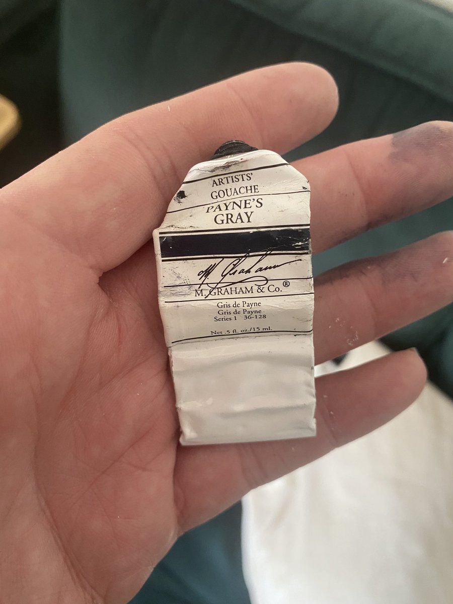 Can anyone get me M Graham paynes gray gouache at a nearby store and send it to me? I’m having trouble getting it. I’ll pay for it plus shipping.