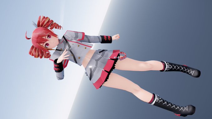 どうしてもミニスカになってしまってすまない… https://t.co/drR7p0VPMk