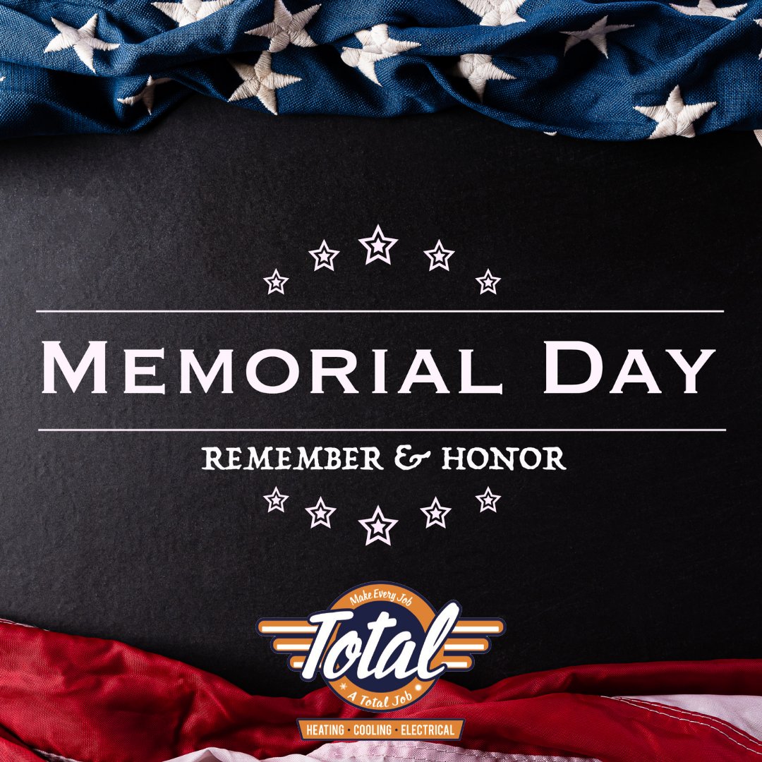 makeittotal's tweet photo. On this Memorial Day, we honor &amp; remember the brave men &amp; women who made the ultimate sacrifice for our country. Let us also recognize the families of our fallen heroes, who have also made great sacrifices in support of our country.
https://t.co/E5QjrRPmZR

  #HVAC #ac #Heating https://t.co/5xXOr5fkXN