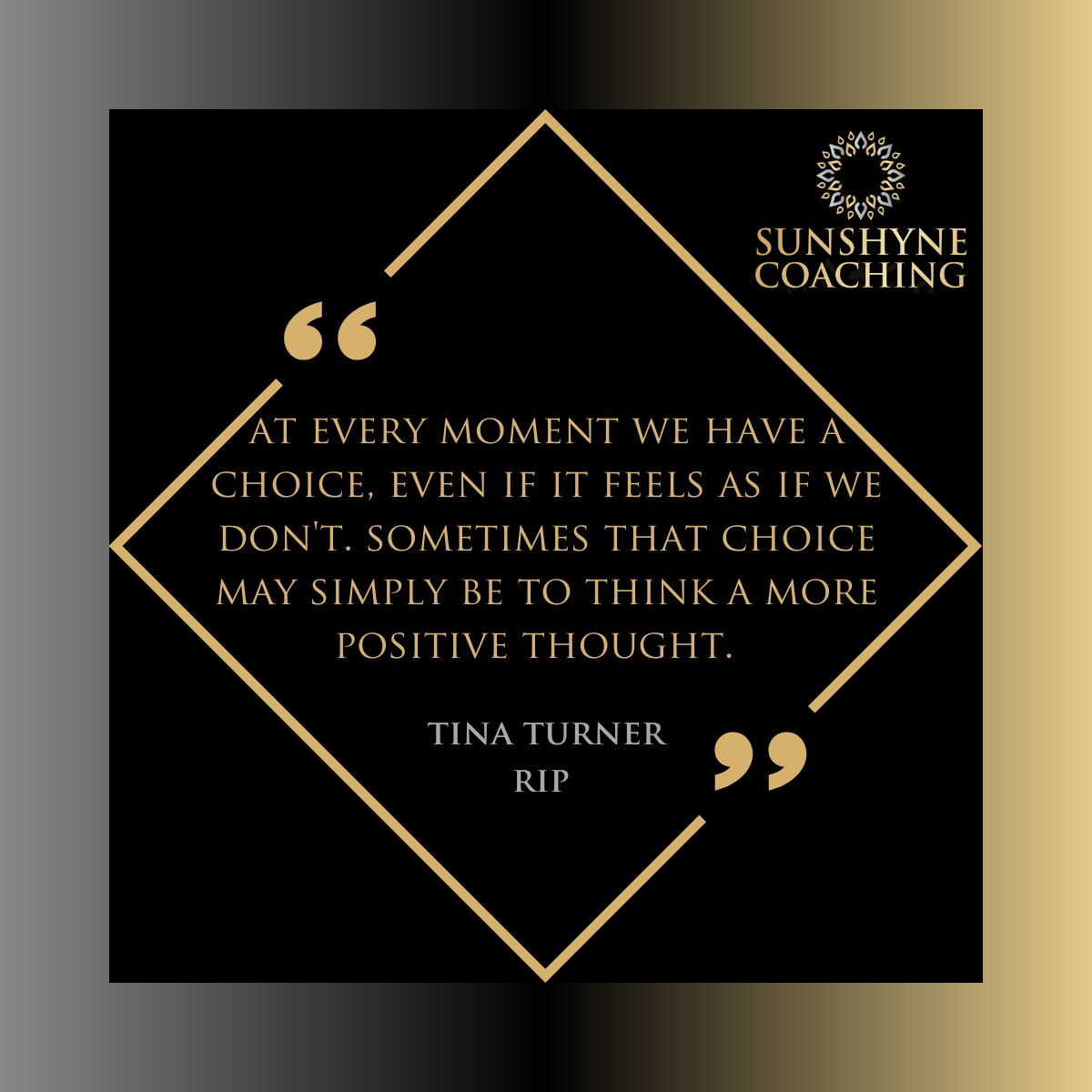 SunshyneHRCoach's tweet image. #quoteoftheday
#TinaTurner 
#postivethoughts