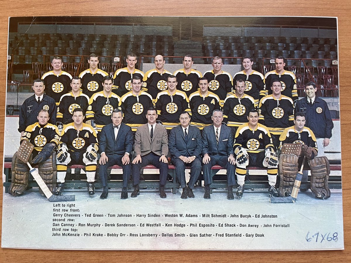 Claude6Landry's tweet photo. #BostonBruins 1967-68
#TedGreen #JohnBucyk #BobbyOrr https://t.co/RcBGaRhGF2