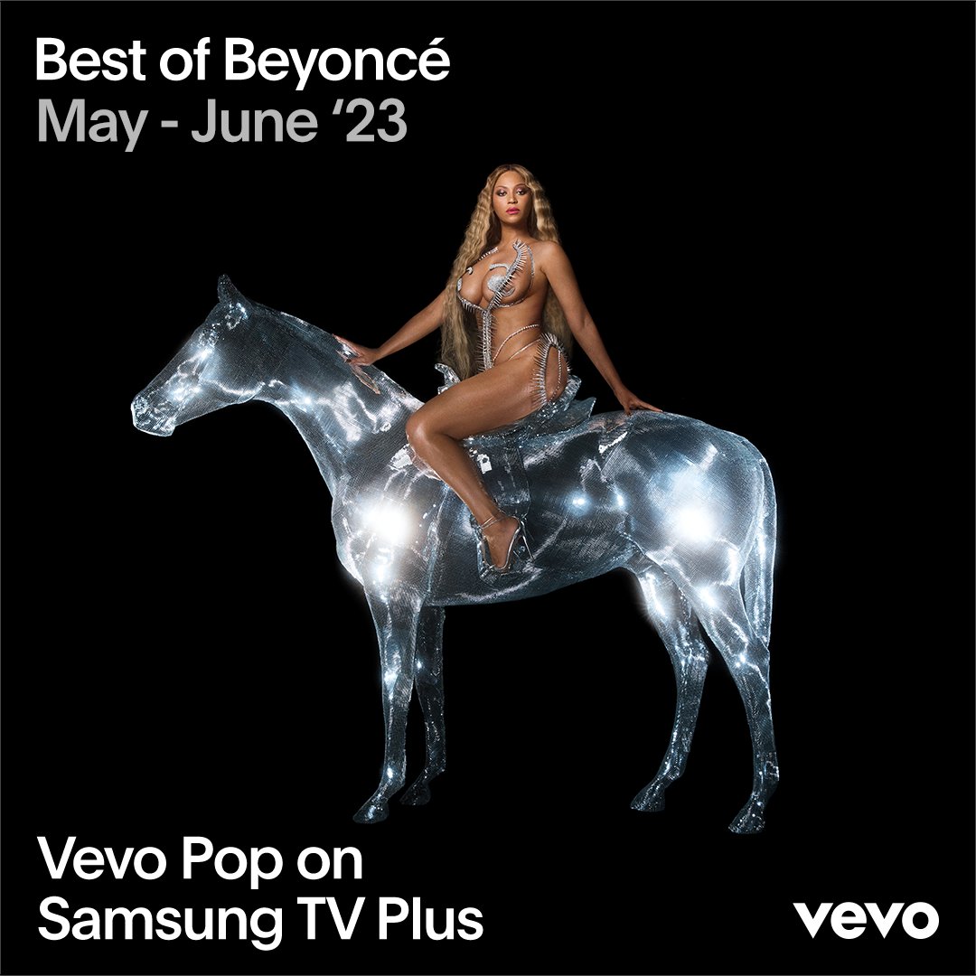 Join our celebration of @Beyonce's RENAISSANCE UK tour dates with a feature of the singer’s iconic music videos, on @SamsungTVPlus channel #4710! (no RENAISSANCE visuals included, a queen moves at her own pace!)