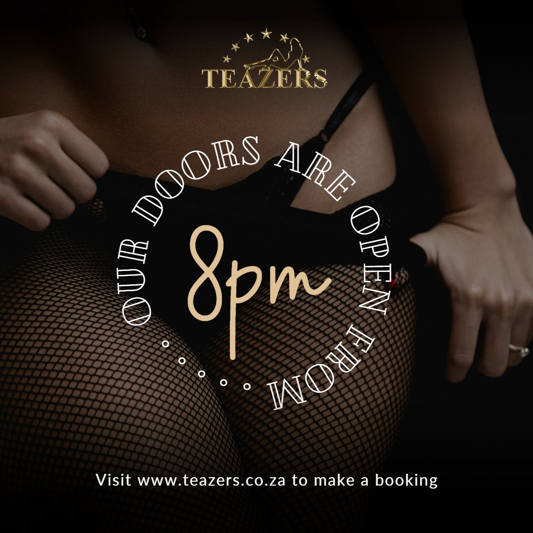 Seduction at its finest. Join us for an unforgettable night of passion, rhythm, and sensuality. Welcome to Teazers Rivonia, where fantasies come alive. 011 807 8722

 #TeazersRivonia #RivoniaTeazers #TeazersDancers #TeazersNW #TeazersNationWide #EroticDanceClub #SeductiveNights