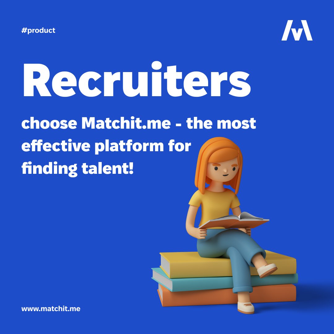Recruiters choose Matchit.me - the most effective platform for finding IT talent!
❗️If you are a recruiter: app.matchit.me/register?ref=t…

❗️If you are a company: app.matchit.me/company/regist…

#data #experience #help #people #talent #recruiter #recruiters #vacancy #hiring