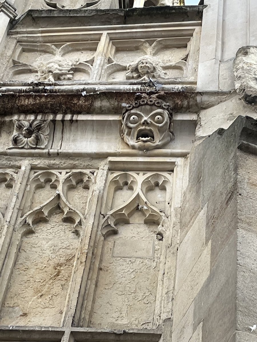 Barb_Drummond's tweet photo. Chichester #MarketCross some great #faces #GreenMan https://t.co/CflUn55gsn