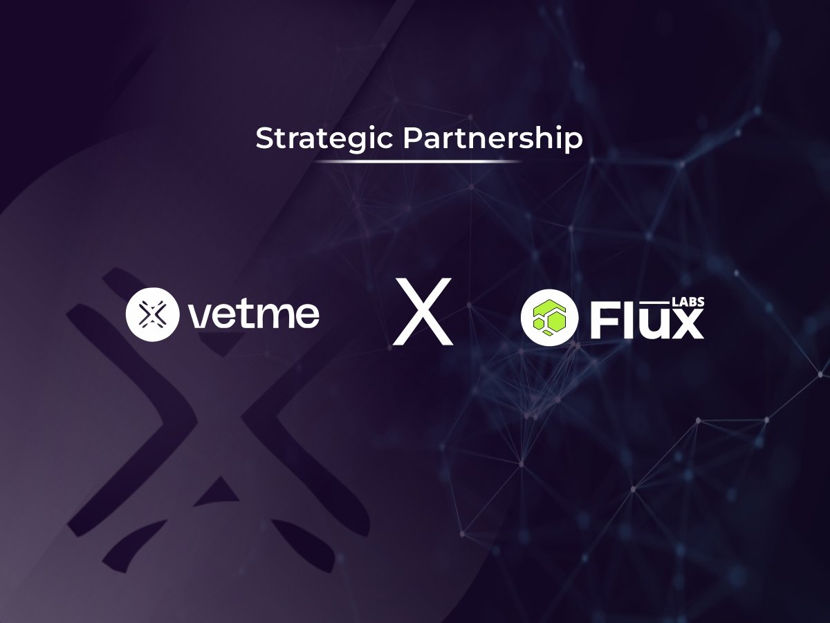 VetmeToken's tweet image. VetMe is excited to announce its partnership with FluxLabs, a significant milestone in our journey to maintain decentralization. As part of this collaboration, $VetMe has officially joined forces with FluxLabs (@runonflux) to provide decentralized cloud hosting solutions.