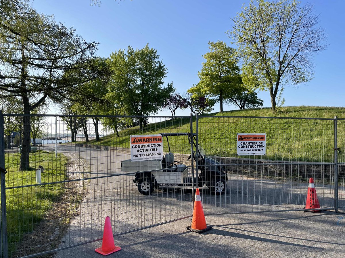 ONPlace4All's tweet image. Ontario Place Construction Access Update: As of this morning, access from Trillium Park to West Island is closed. Length of closure unknown. #topoli #OPWatch