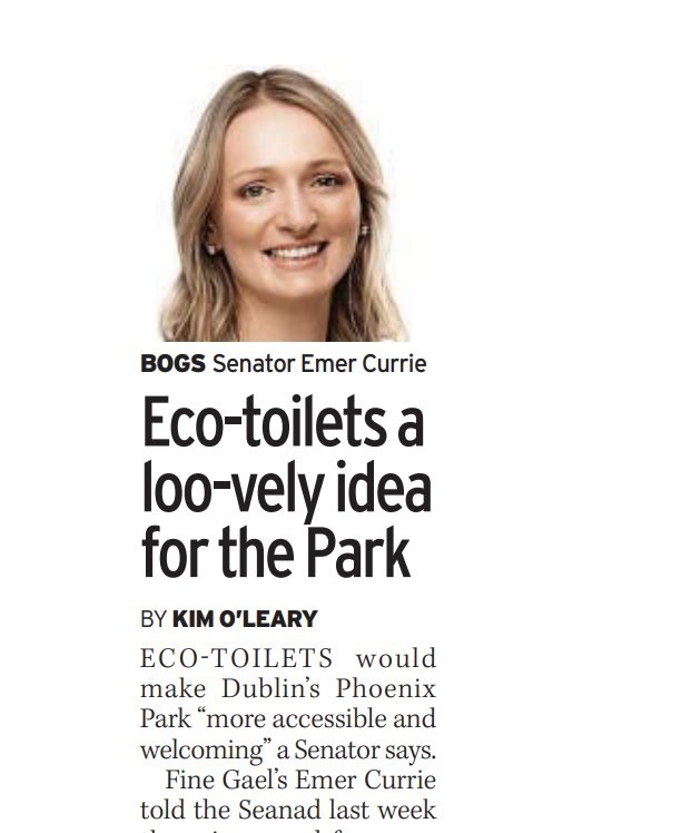 emer_currie1's tweet image. Loo-ving these headlines from the Star and Mirror this morning about my suggestion to the OPW to introduce eco-toilets in the Phoenix Park 😂👍 #loos #toilets #bogs @phoenixparkOPW @podonovan @KimOLeary4 @IrishMirror @irishdailystar
