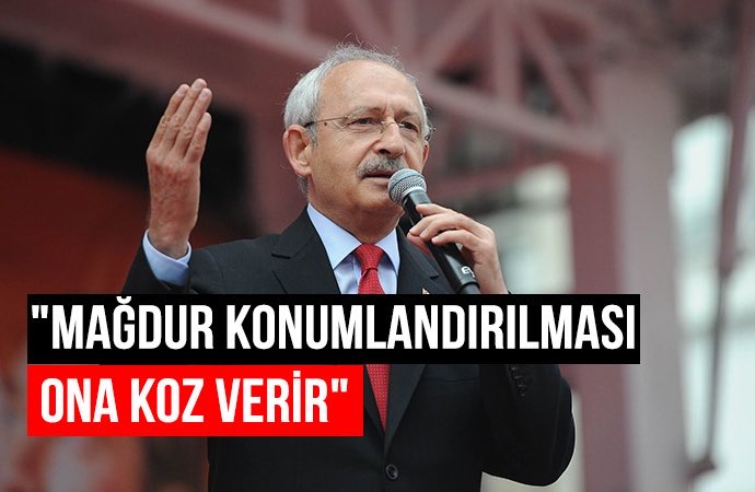 Neyse, Anayasa ihlali mühim değildi, mühim olan “mağdur olmamasıydı”..
“Çık karşıma Erdoğan, seni sandıkta yeneceğim”