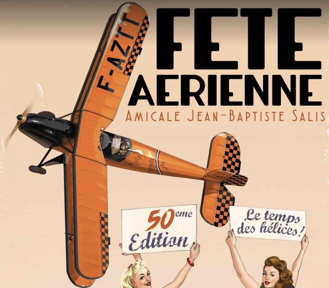 AilesArcysienne's tweet image. @AilesArcysienne étaient présentes pour souhaiter un joyeux anniversaire pour les 50 ans du #meeting de la #Ferté ainsi que les 70 ans de @PAFofficiel avec de nombreux contacts auprès de nos partenaires
Bravo à tous les sponsors et bénévoles pour ces deux magnifiques journées