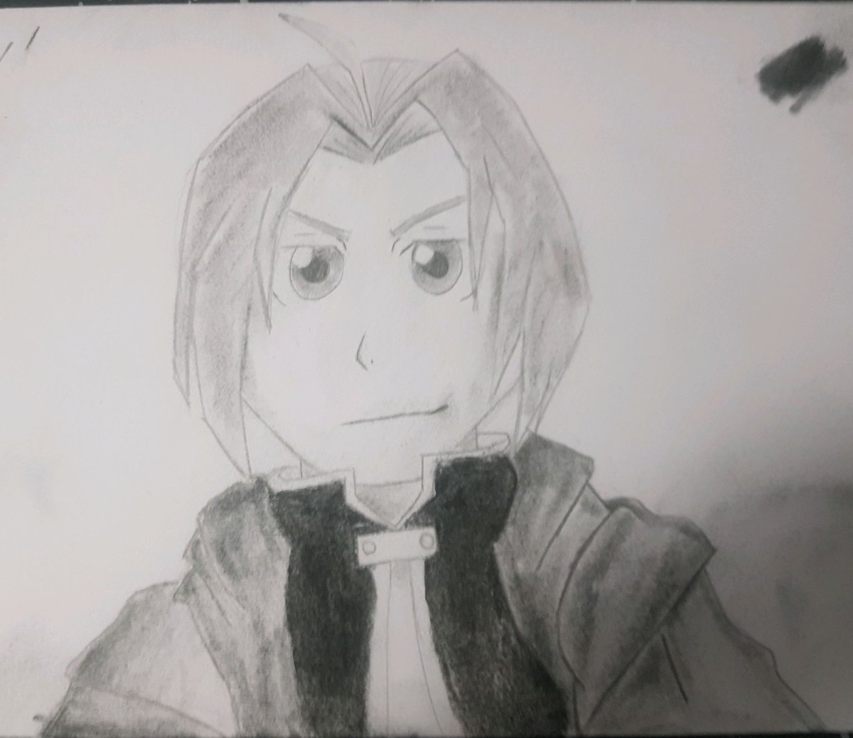 My Sister drew Edward Elric from Fullmetal Alchemist and I thought it would be fun to share. She's a way better artist than me so show her some love, she just started the FMA Manga too! Ed is her favourite character already. 

#FullmetalAlchemist
#EdwardElric
#Art