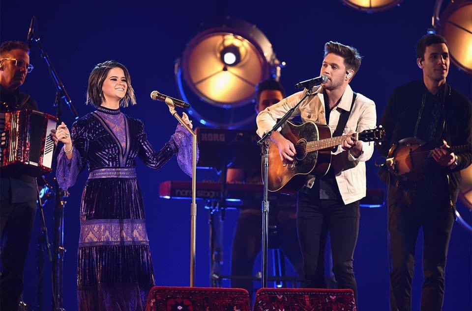 coypbailey's tweet photo. Today in Country Music History: On this day in 2018, Maren Morris kicked off the World Flicker Tour in Europe with Niall Horan, a former member of the band, ‘One Direction’. Both collaborated on Hiram’s 2017 album, Flicker with the hit single, #SeeingBlind. @MarenMorris https://t.co/3vFdRkYrCm