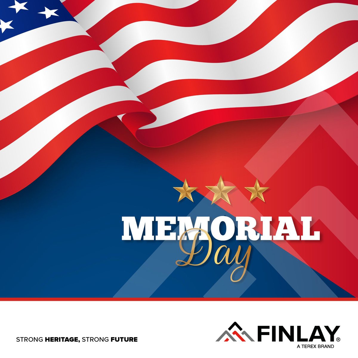 Happy Memorial Day to all our customers and colleagues in the US 🇺🇸

#Finlay #StrongHeritageStrongFuture #MemorialDay #MemorialDay2023