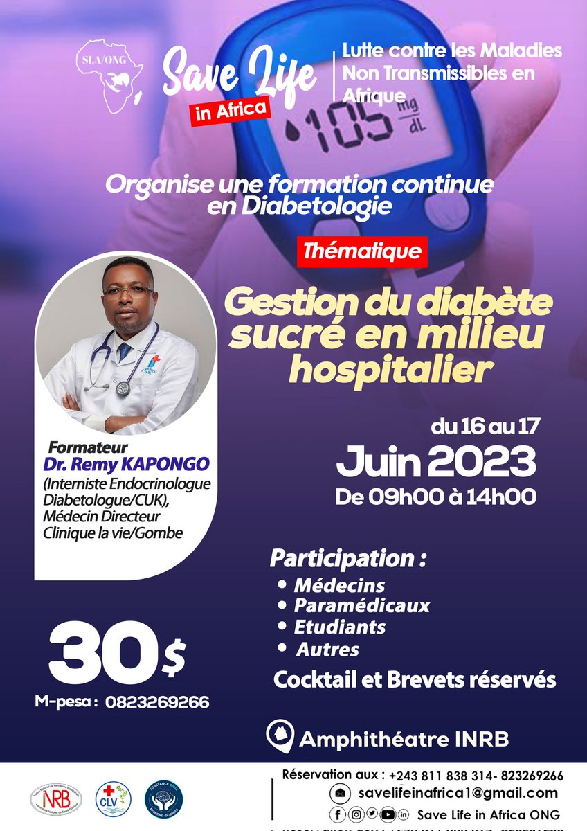 SaveLifeInAfri1's tweet photo. @DrTedros @OMS_Afrique @OMSRDCONGO @MinSanteRDC @rogerkamba @cabinetmbungani @RocheDiabFR @DData_Diabetes @JeredMango @cncsurdc1 @DrNgubuta @ClubSG1 @Roche https://t.co/zPA85S9ZFd