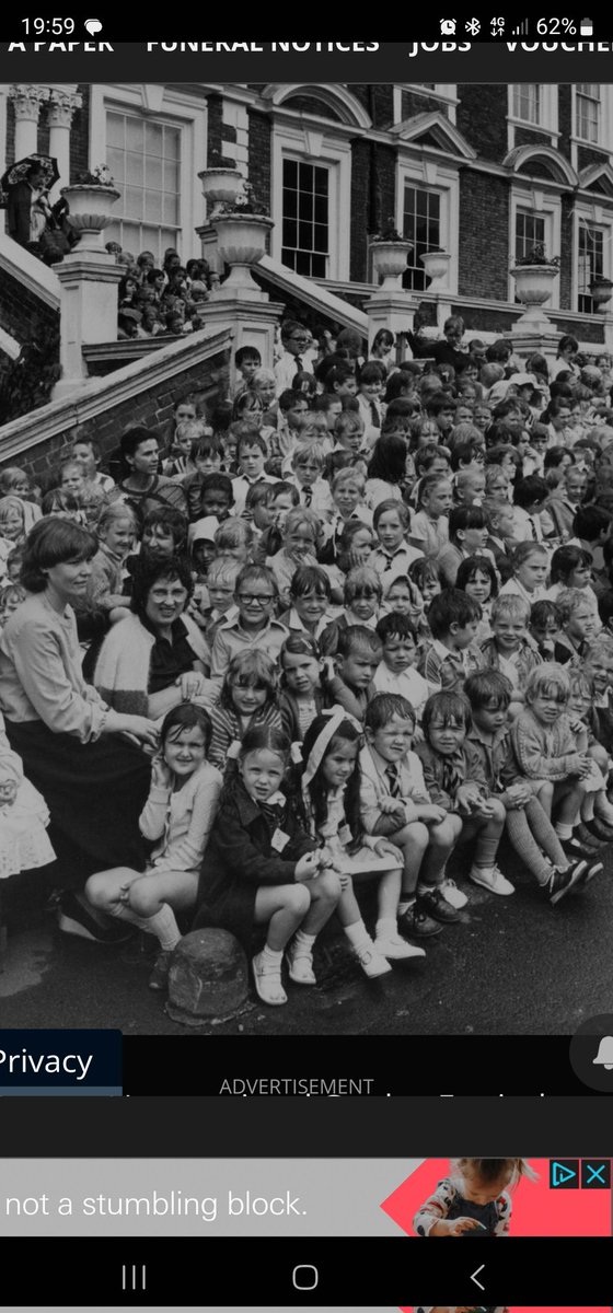 Mum sent me this link via @LivEchonews
I vividly remember this, singing on the steps of Croxteth Park. And I spied myself
Before you cheat and look at the second pic, could you find me?