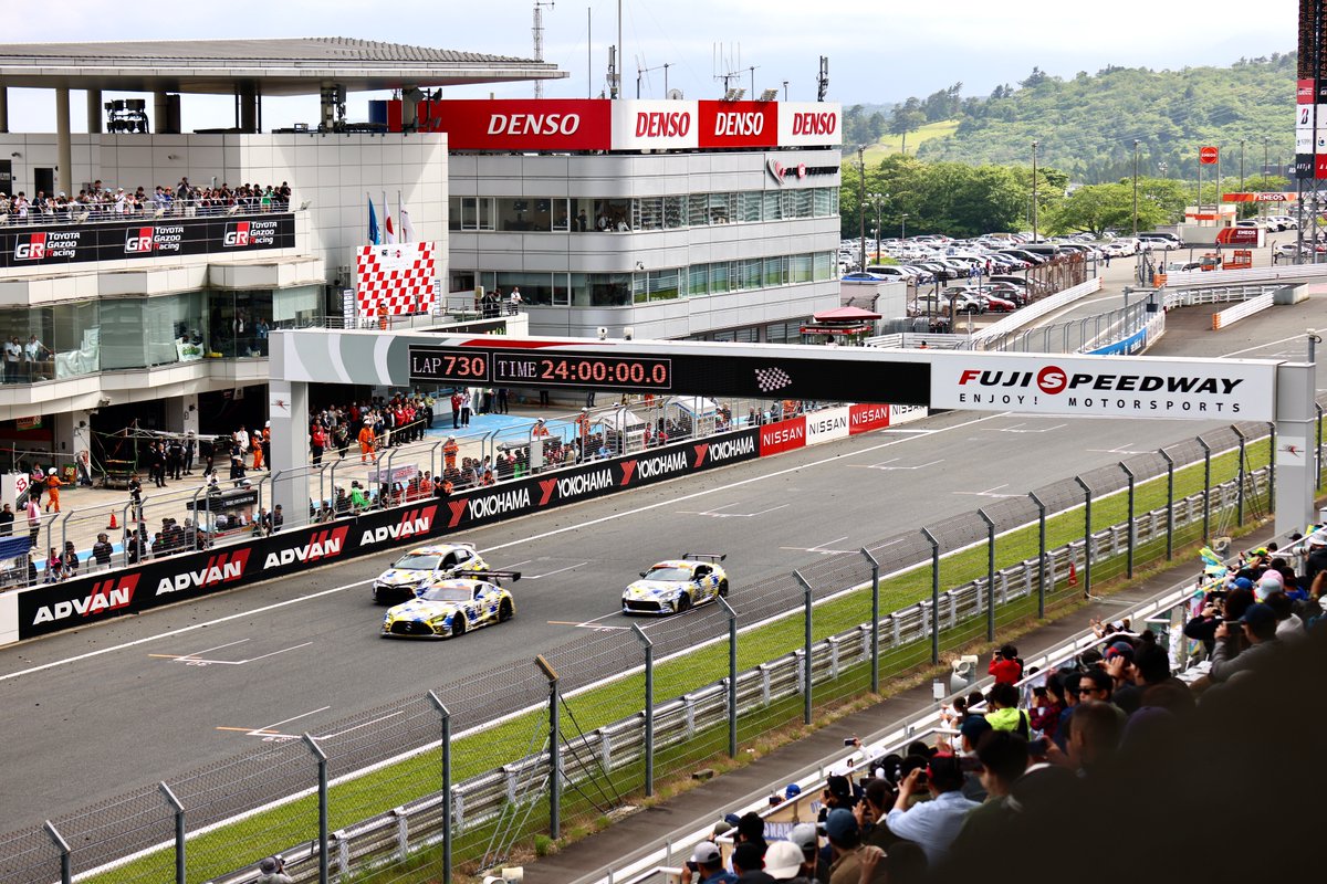 ENEOS スーパー耐久シリーズ2023 第2戦
NAPAC 富士SUPER TEC 24時間レース

🏆WINNER
ST-Xｸﾗｽ 中升ROOKIE Racing AMG GT3
鵜飼龍太
蒲生尚弥
平良響
片岡龍也 組

ご結婚おめでとうございました。