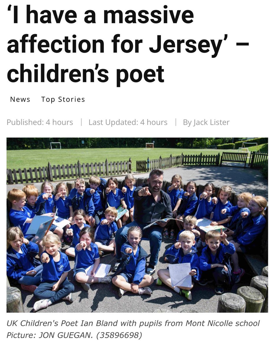 Making the front page of The Jersey Evening Post was great way to finish off my visit to Jersey primary schools last week. Thanks @jacklister141 for a great article. #Jerseyci @PrimaryRocks1 @ukedchat @JEPnews