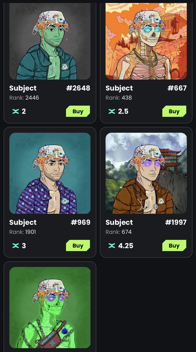ToXicDAO_off's tweet photo. ☢️New week and eyes👀 on #ToXicCAP trait with only 5 #SubjectX on sale⚠️ This trait is my favourite and I can see that a lot of HODLers are loving it because they buy and keep it safe☢️ Check it and flex it on pfp🤩
@xoxnoNFTs : https://t.co/fhxgSoevyp
@ProjectX_off #FollowTheX https://t.co/Hl7cDDcksV