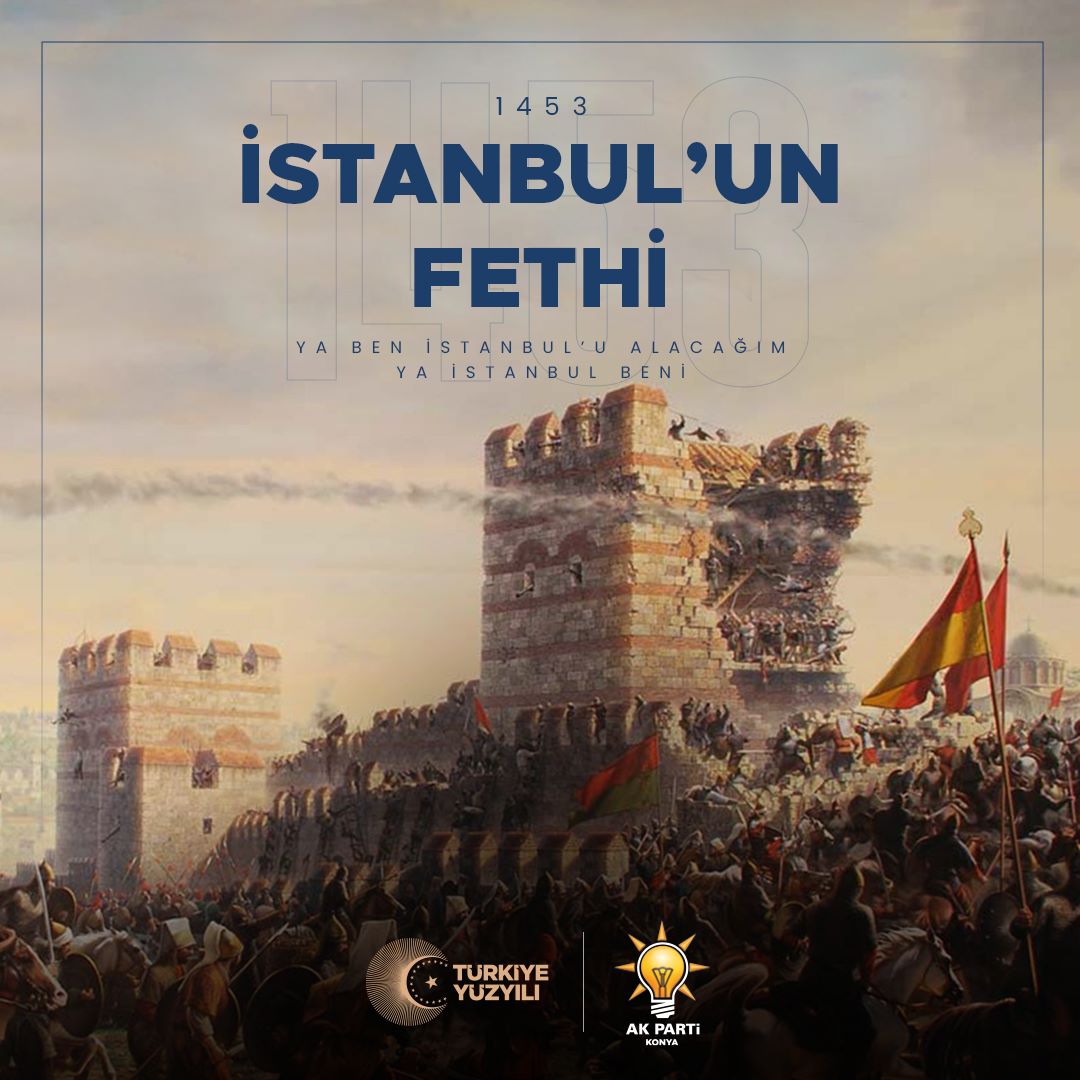 #İstanbulunFethi'nin 570. yılı kutlu olsun.

#FatihSultanMehmetHan ve kahraman ecdadımızı saygı ve rahmetle anıyoruz.

#29Mayıs1453