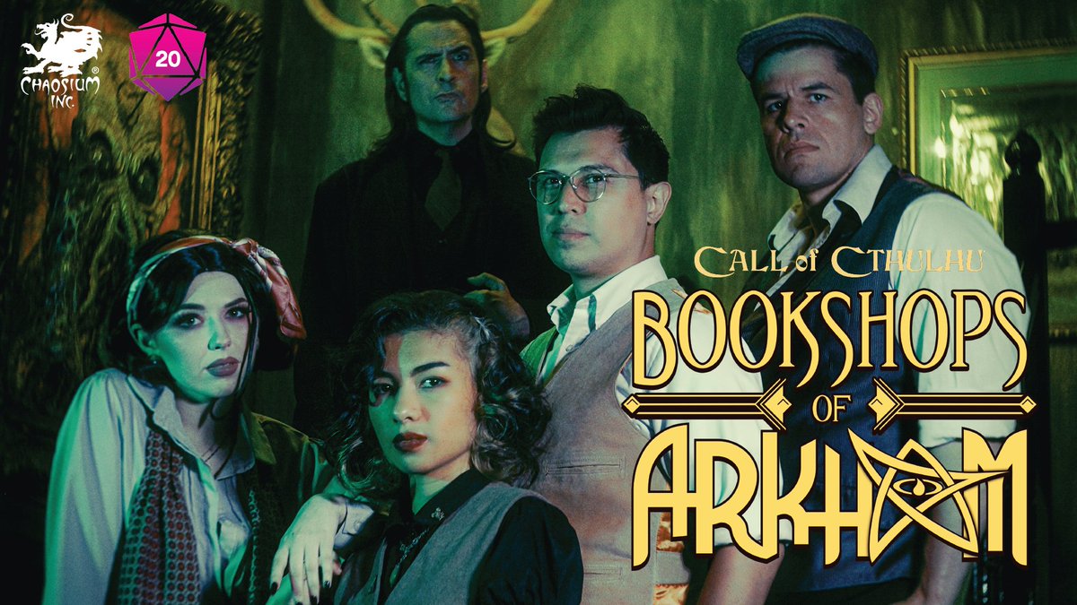 'Setting a new standard for the future of actual play' – New viewers continue to heap praise on our mind shattering Call of Cthulhu actual play series Bookshops of Arkham! Have you checked it out yet?
chaosium.com/blogsetting-a-…
#callofcthulhu #actualplay #ttrpg #TTRPGcommunity