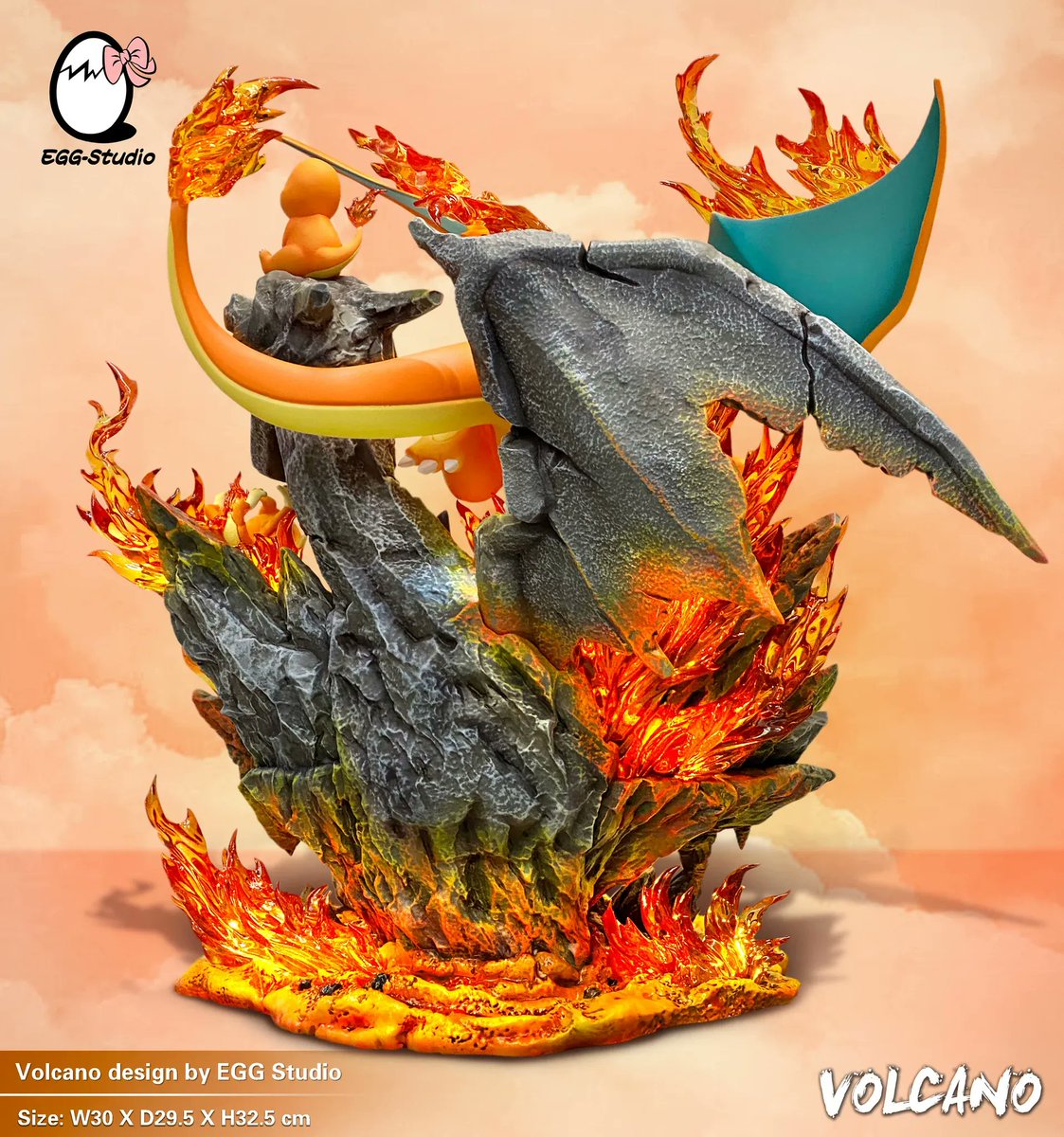 Fire Type Family with LED by EGGS Studios is now available for preorder! 

#pokemon #pokemonfan  #pokemonfigure #pokemonstatue #firetype  #Charizard #Charmander #Cyndaquil #Torchic #Chimchar #Tepig #Fennekin #Litten #Scorbunny #Fuecoco