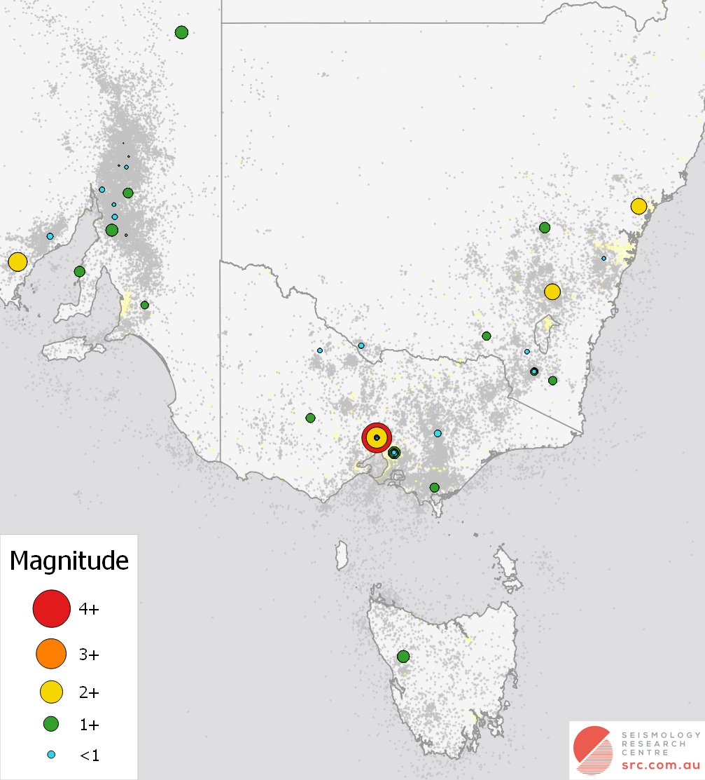 Earthquake melbourne x today