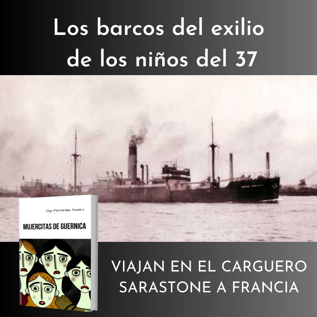 #mujercitasdeguernica #novelahistoria #ficcionhistorica #premioliterario2023 #gernica #exilio #niñosdel37 #mujeresvalientes #vitoria olgafernandeztxasko.com/los-barcos-del…