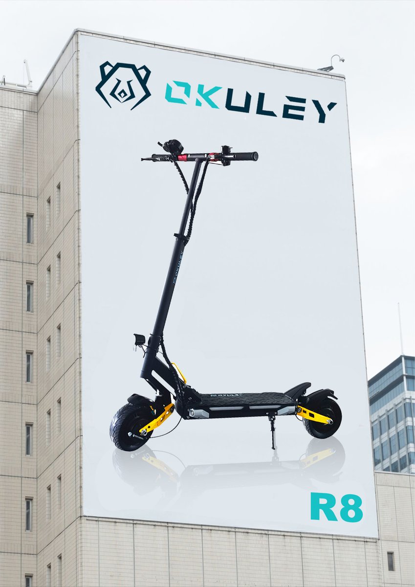 New model 🛴Okuley R8💨
✅Top speed of 45 km per hour
✅45 km range
✅Optional 350W or 500W motor
✅Drum brake
✅Cool lights on the side
👇Order today at👇
alibaba.com/product-detail…

#electricscooter #electricscooters #electricscooterlife #escooter #okuleyscooter