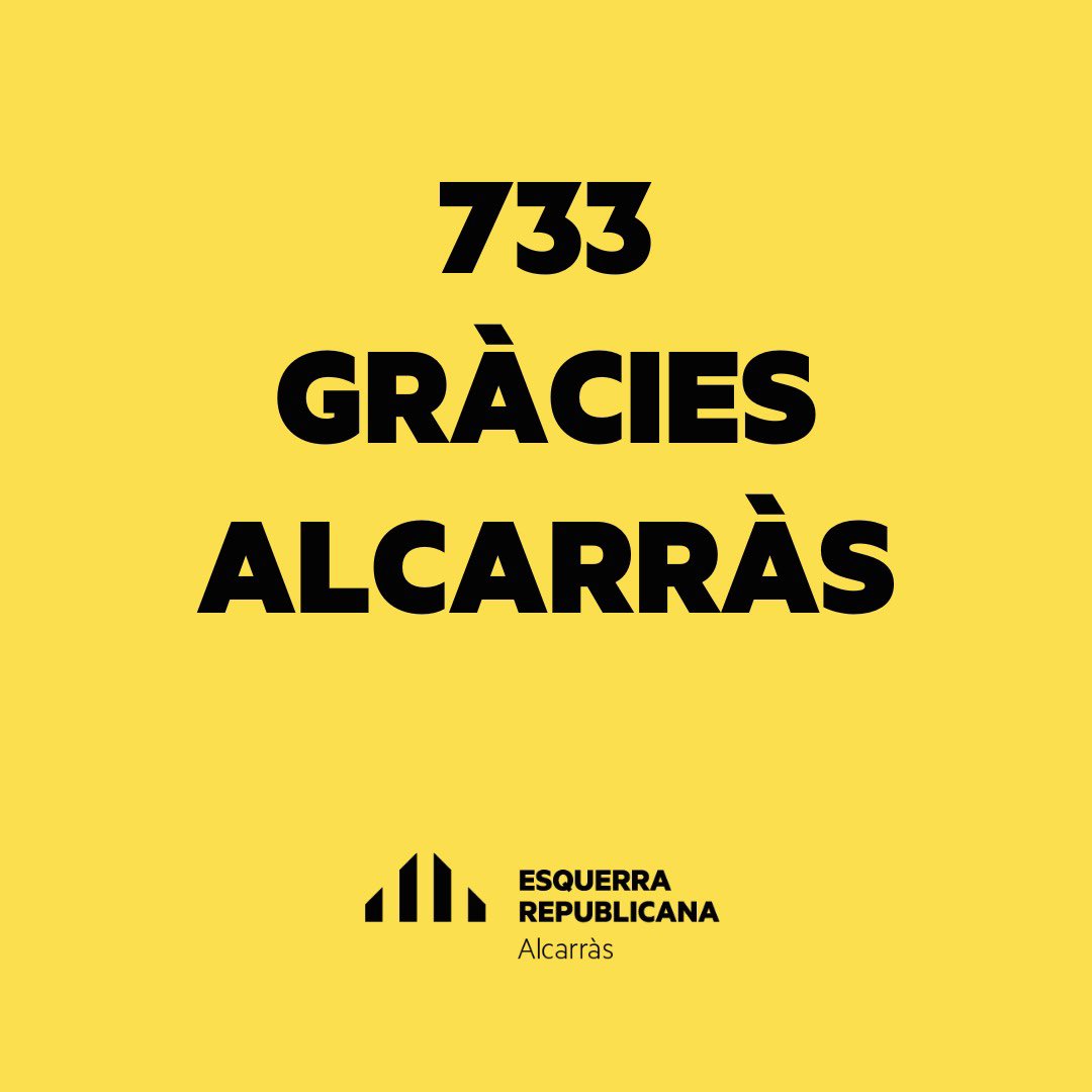 El treball continua. Seguirem per un ALCARRÀS PER LA GENT! 🫂

Això ha estat possible GRÀCIES 💜 a vosaltres i l’equipàs de persones disposades i preparades per escriure el futur d’Alcarràs! 

Som el vostre equip! 💪🏽

#ERCAlcarràs #escrivimelfutur  #municipals2023 #útils