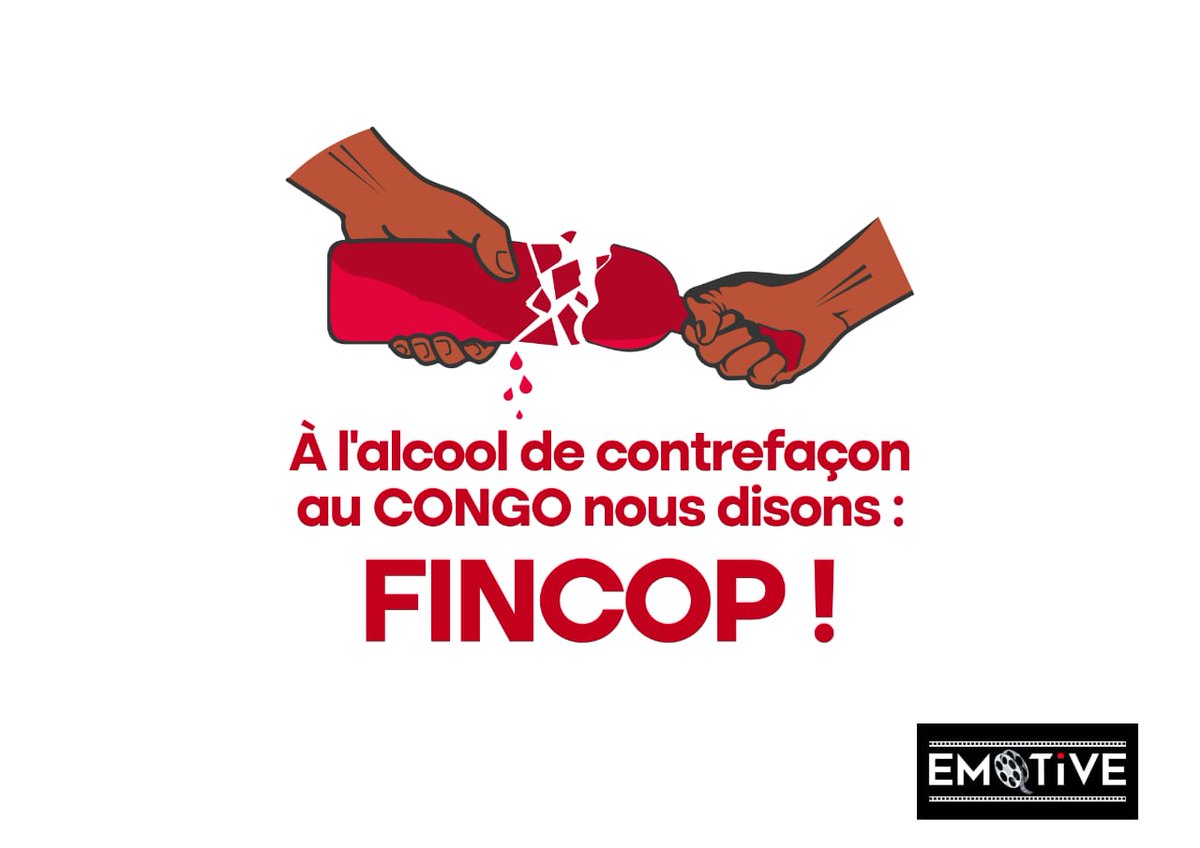 Mesdames et Messieurs, voici le logo officiel de notre campagne de sensibilisation contre la vente de boissons alcoolisées contrefaites. Vous le trouverez aussi en toutes nos langues nationales.
#Fincop <a href="/PrimatureRDC/">Primature de la République Démocratique du Congo</a> <a href="/rogerkamba/">Roger Kamba</a> <a href="/VitalKamerhe1/">Vital Kamerhe</a> <a href="/BunkuluYves/">Bunkulu Yves</a>