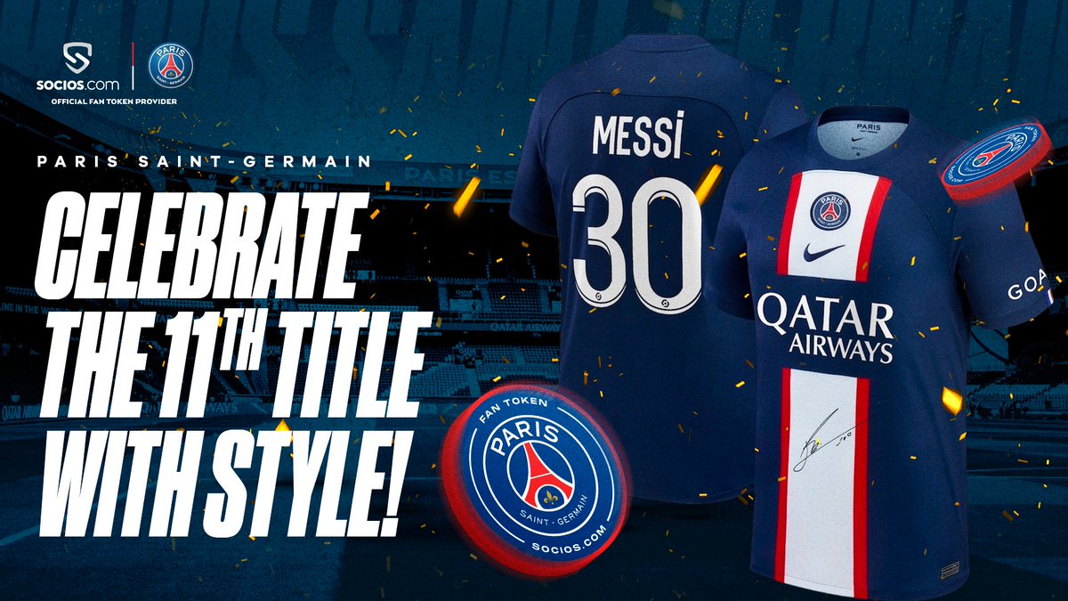 Your champions of France! 🇫🇷🔴🔵

To celebrate PSG’s 11th league title win, we’re giving away a shirt signed by Lionel Messi! ✍️

To enter: 

📲 Follow us and @PSG_inside 
🔁 RT this tweet
❤️ Like this tweet
💬 Comment “#HistoryIsMadeInParis”

1 winner chosen at random! 🤯