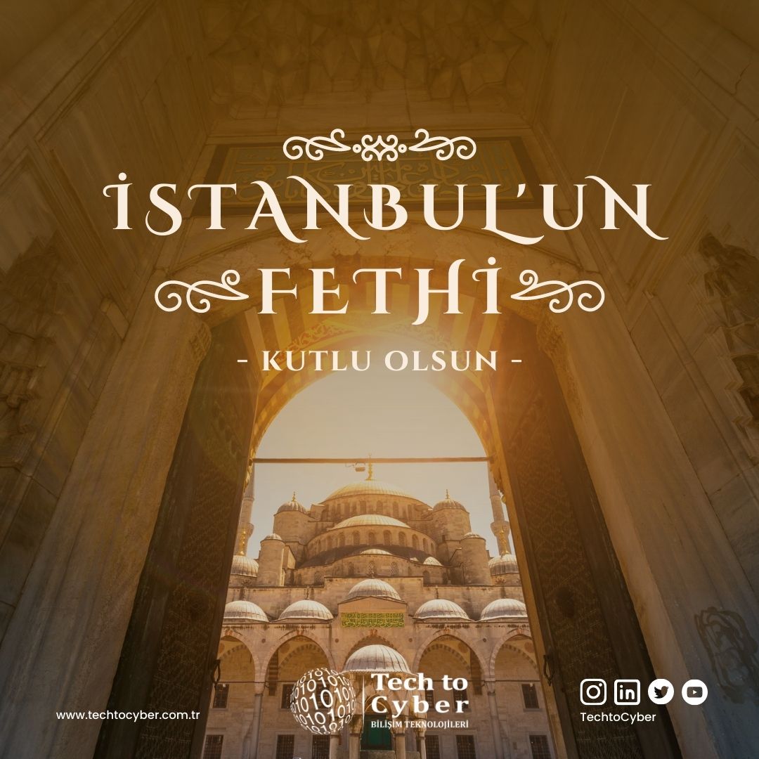 TechtoCyber's tweet image. Fatih Sultan Mehmet Han ile bu toprakları bizlere vatan kılan tüm şehitlerimizi saygı ve rahmetle anıyoruz. 

#techtocyber
#Fetih1453 #istanbulunFethi
