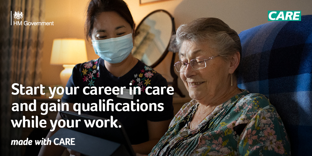 GlosCC's tweet image. With a career in care, there are lots of opportunities to continue training and gain qualifications while you work. 

@ProudtoCareGlos would love to tell you more.

To find out how they can support you and see roles available now visit 👉  orlo.uk/uscsu

#ProudtoCare