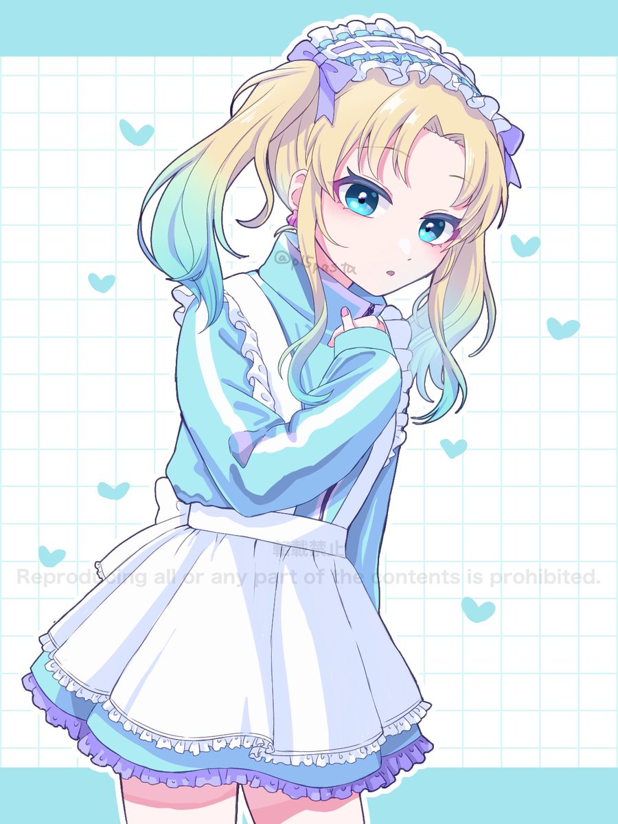 「ジャージメイドさら #オリジナル #創作 #創作イラスト」|毒苺パスタのイラスト