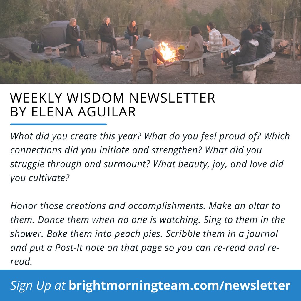 From this week's upcoming weekly wisdom newsletter.

You can sign up to get it in your inbox at brightmorningteam.com/newsletter