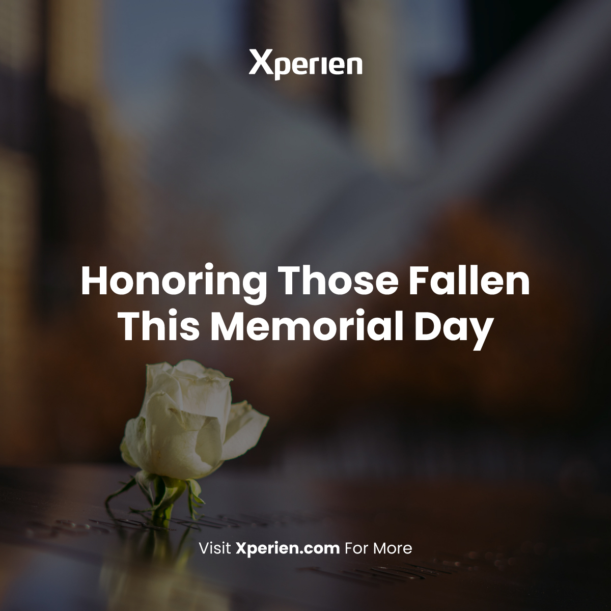 Xperien's tweet photo. On this Memorial Day, we honor and remember the brave men and women who have made the ultimate sacrifice.

At Xperien, we understand the importance of protecting our country's security and freedoms.

That's why we offer secure IT disposition services🌍️❤️ https://t.co/zu4nHr4nEQ