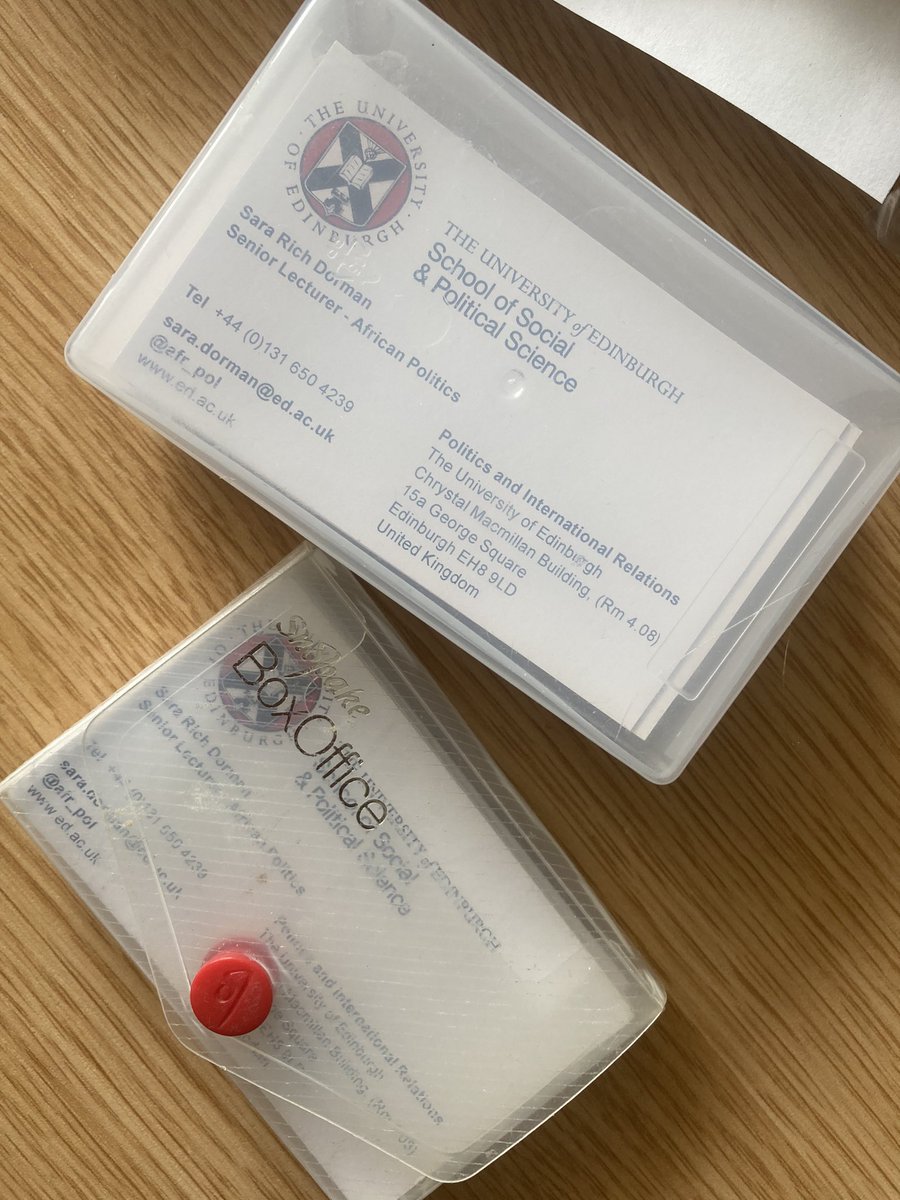 afr_pol's tweet image. Packing business cards for #ECAS2023 Is that even a thing anymore? I always seem to want them when I don’t have them.