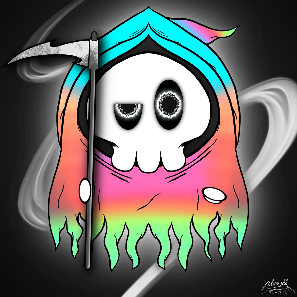 cReaperZ OG #243 | <a href="/opensea/">OpenSea</a> 

The very last cReaper available on primary! Claim this guy and the collection will be SOLD OUT!!

Find him 👇💀 here! #PolygonNFT 
💀👉 opensea.io/RealmOC 0.01 Ξ ♾️