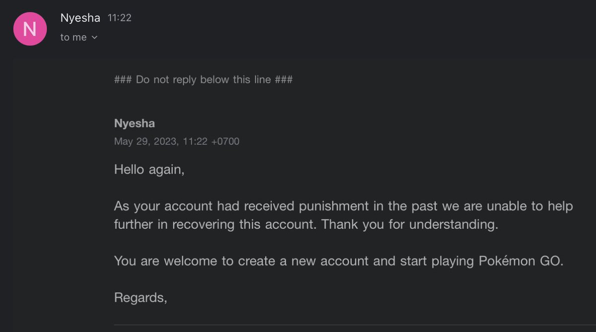 And <a href="/NianticHelp/">Niantic Support</a> doesn’t even care that the account is stolen. This person put an lot $$$ into the account. he provided all screenshots and info about the account!!! Just do once something good and give this person his account back..
