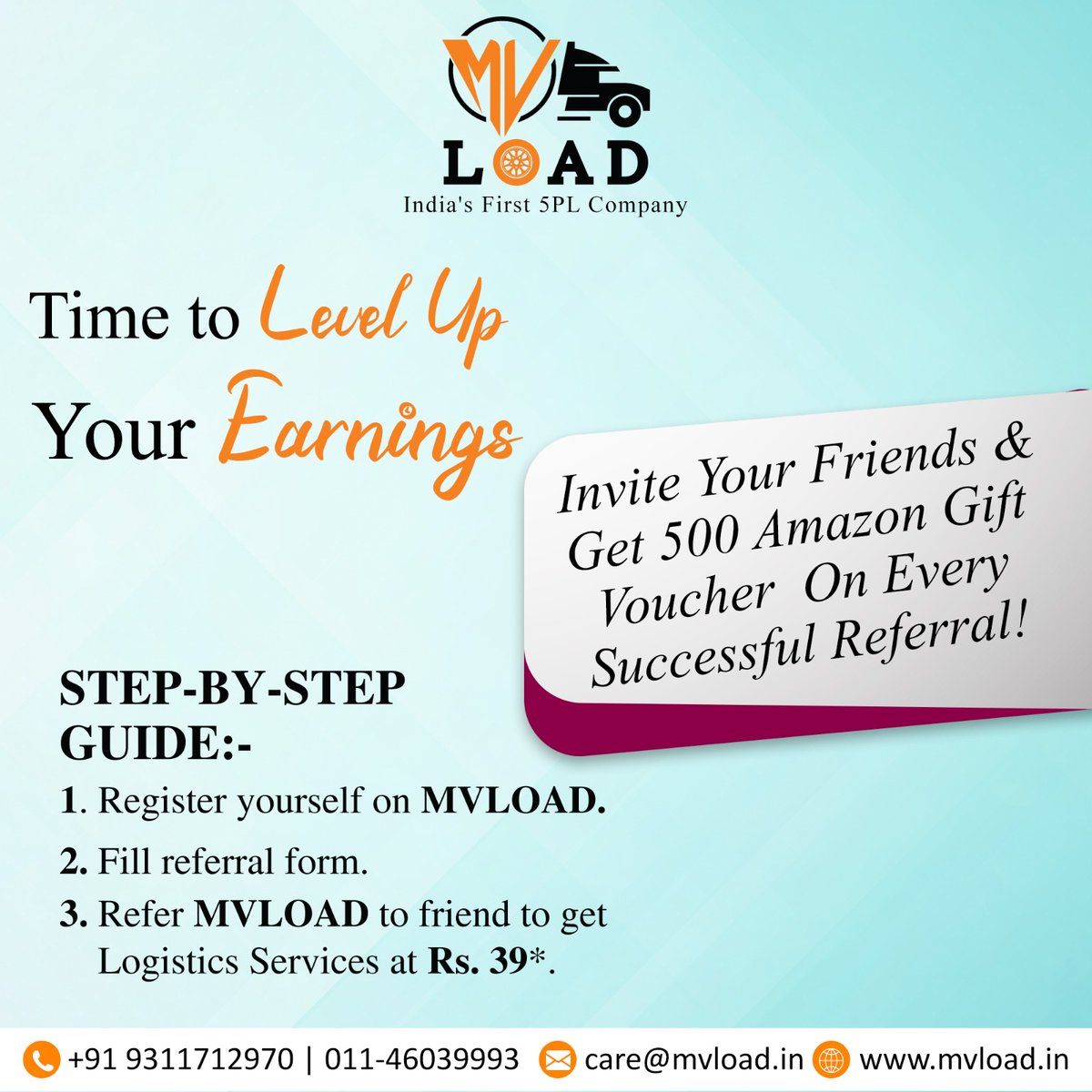 𝐘𝐨𝐮 𝐦𝐚𝐲 𝐞𝐚𝐫𝐧 𝐦𝐨𝐧𝐞𝐲 𝐛𝐲 𝐫𝐞𝐜𝐨𝐦𝐦𝐞𝐧𝐝𝐢𝐧𝐠 𝐩𝐞𝐨𝐩𝐥𝐞 Amazing deal! Follow the steps below to earn a Rs. 500 Amazon Gift Card for each successful referral!! Referral link: bit.ly/3Ji3hHG #ReferandEarn #giftvoucher #earnmoney #referandearnprogram