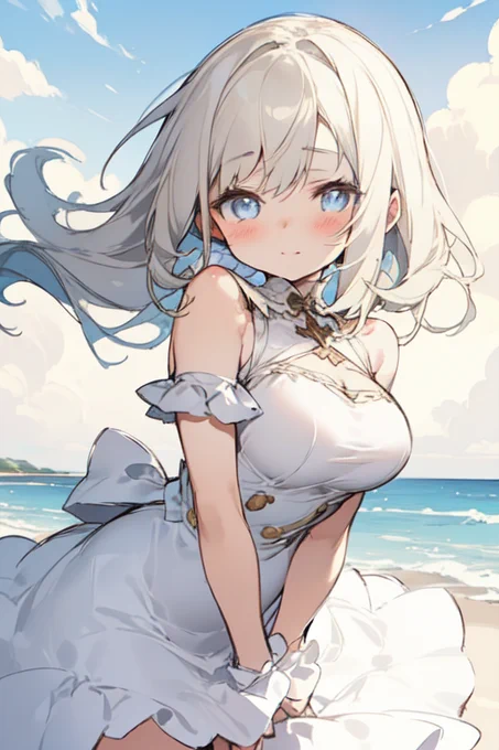 ロリ巨乳少女 01 #AIart